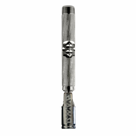 dynavap M7 vaporizer stood upright on dynavap branded cap on white background