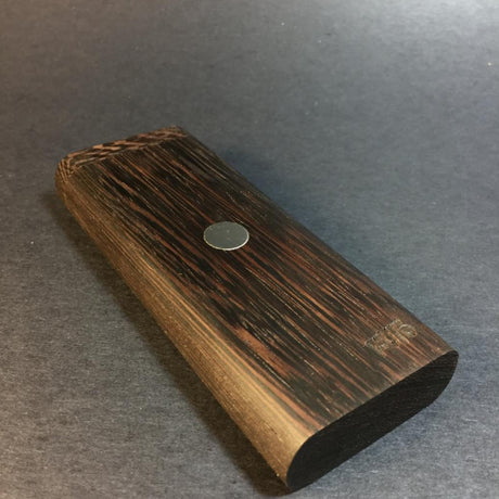 walnut futostash XL for dynavap sat on grey table