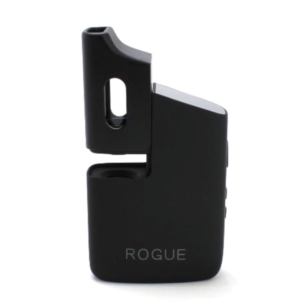 healthy rips rogue SE vaporizer with mouthpiece half removed from device set on white background