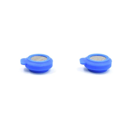 set of 2 o-ring & screens for healthy rips rogue vaporizer lying flat and set on white background