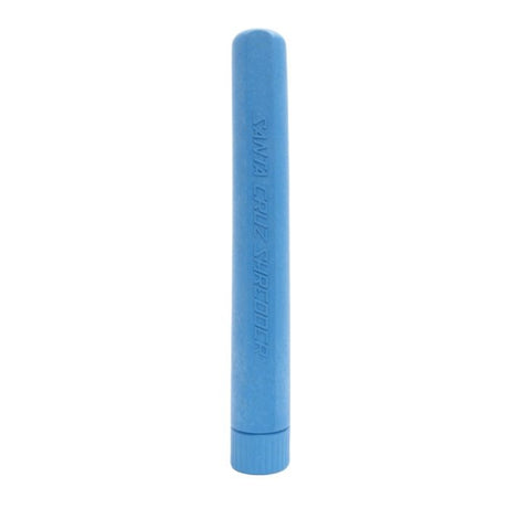 blue santa cruz hemp j tube stood upright on white background