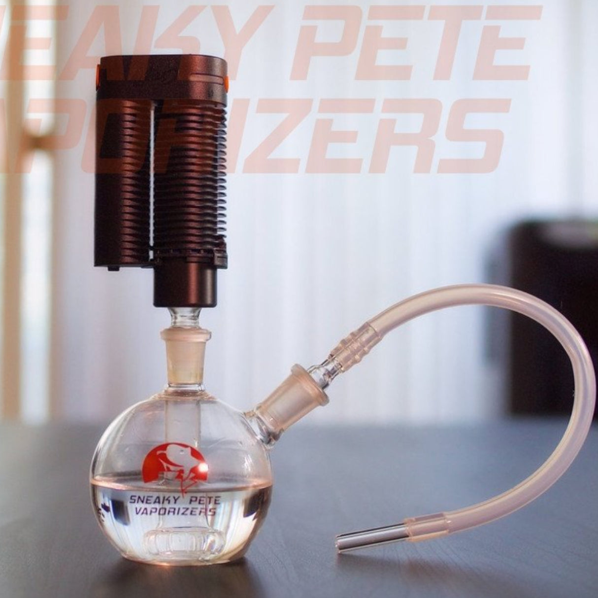 sneaky pete globe paired with storz & bickel crafty vaporizer